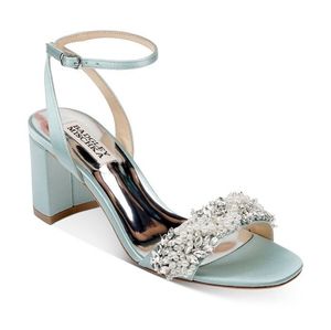 NEW Badgley Mischka Women's Clara Heeled Sandal Color: Blue Radiance Size: 9